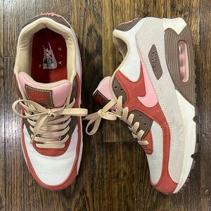 USED Nike x DQM AM90 Bacon colorway size 8.5 in good condition